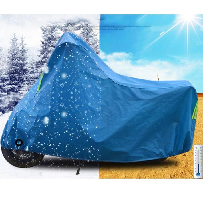 Bạt xe máy, Áo trùm xe máy tráng nhôm cách nhiệt chống mưa nắng - SALA SHOP SG