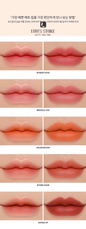 Son 3CE Velvet Lip Tint | WebRaoVat - webraovat.net.vn