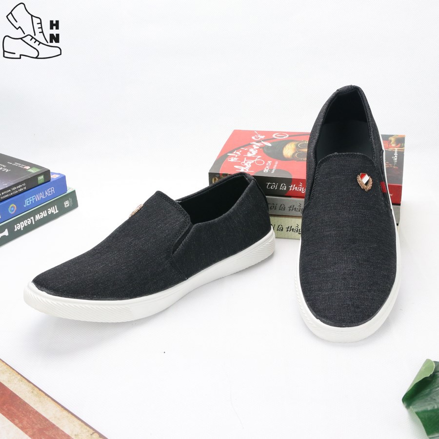 Giày lười nam đen HN361 shop Hân Nhi chuyên giày mọi nam đẹp