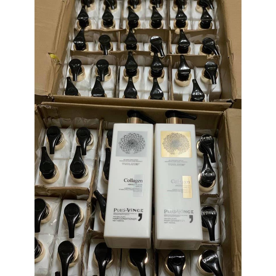 Cặp Dầu Gội Xả Collagen Vinge 1000ML Giảm Rụng Tóc, Ngăn Rụng Tóc, Phục Hồi Tóc Hư Tổn | BigBuy360 - bigbuy360.vn