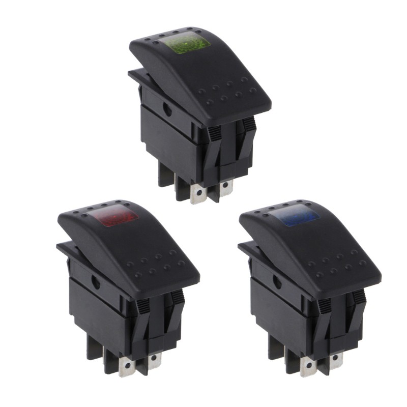 Công tắc đèn LED 4pin 12V 20A chống thấm nước