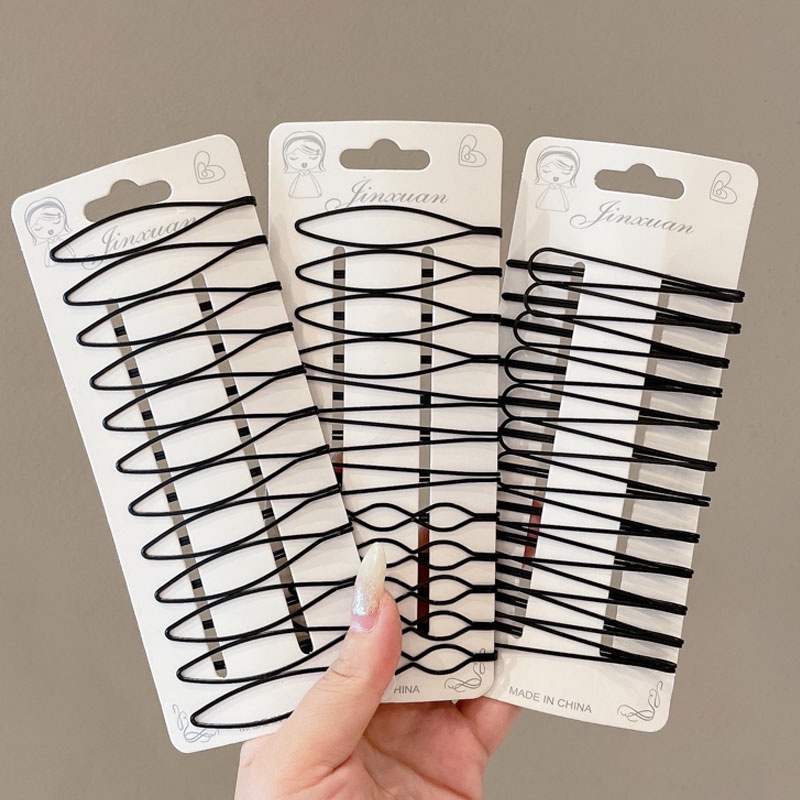 Kẹp Tóc Màu Đen Thời Trang Cá Tính