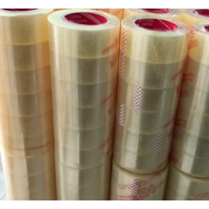 Băng keo OPP trong 4.8cm x 200yard  độ dính 50mic lõi giấy nhỏ - 1 cuộn