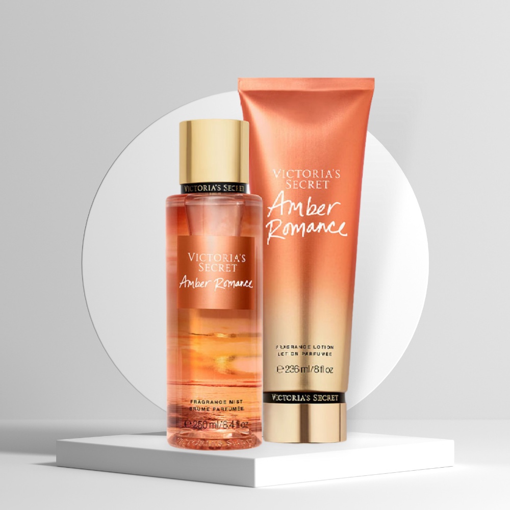 Xịt thơm toàn thân AMBER ROMANCE - Victoria's Secret Hương Thơm Quyến Rũ Chai 250ml
