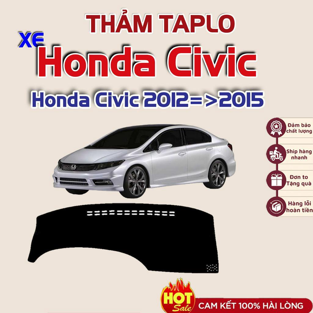 Thảm taplo xe Honda Civic 2012 2013 2014 2015