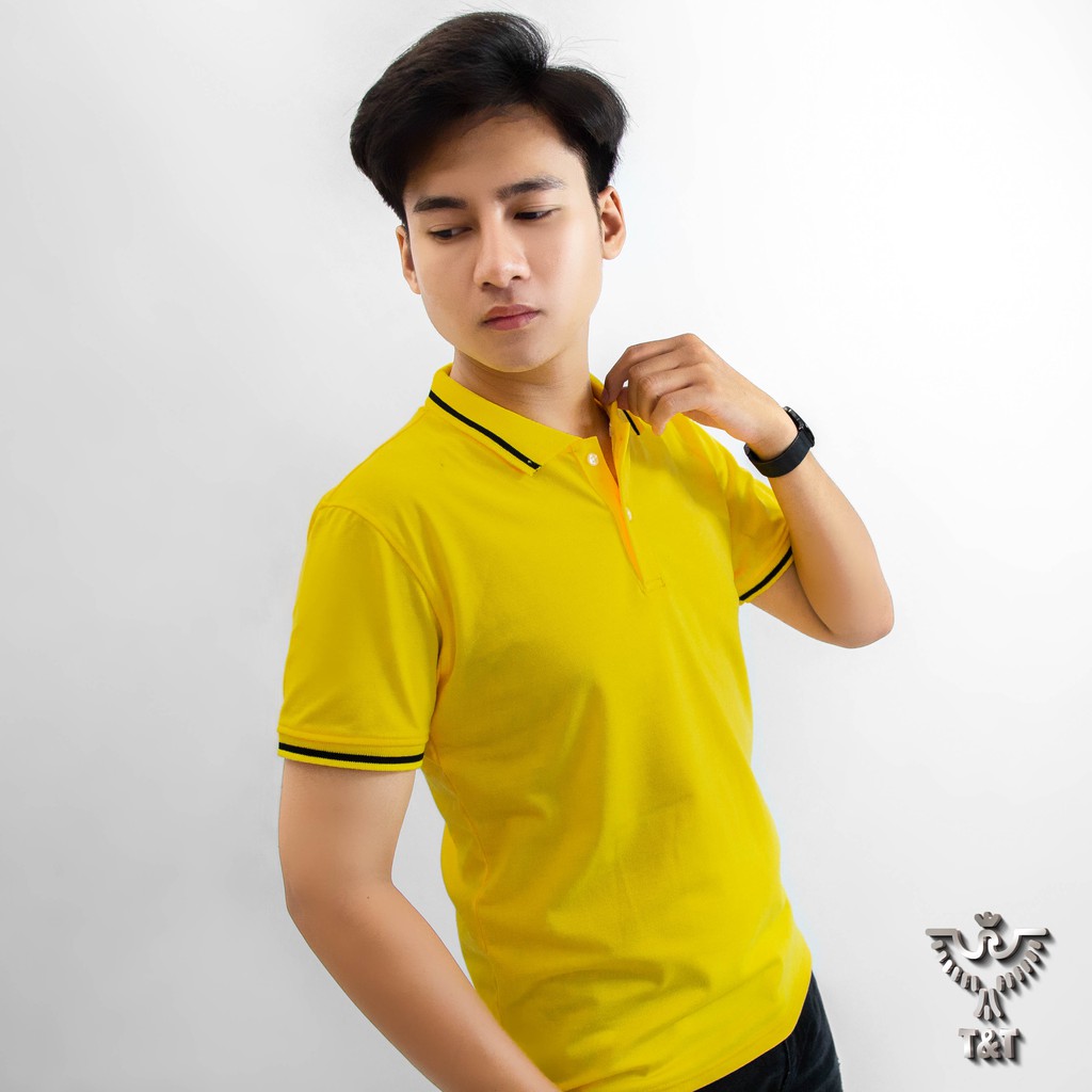 Áo thun nam áo polo nam cổ bẻ tay ngắn chất thun cotton co dãn thoáng mát kiểu dáng hàn quốc PL202