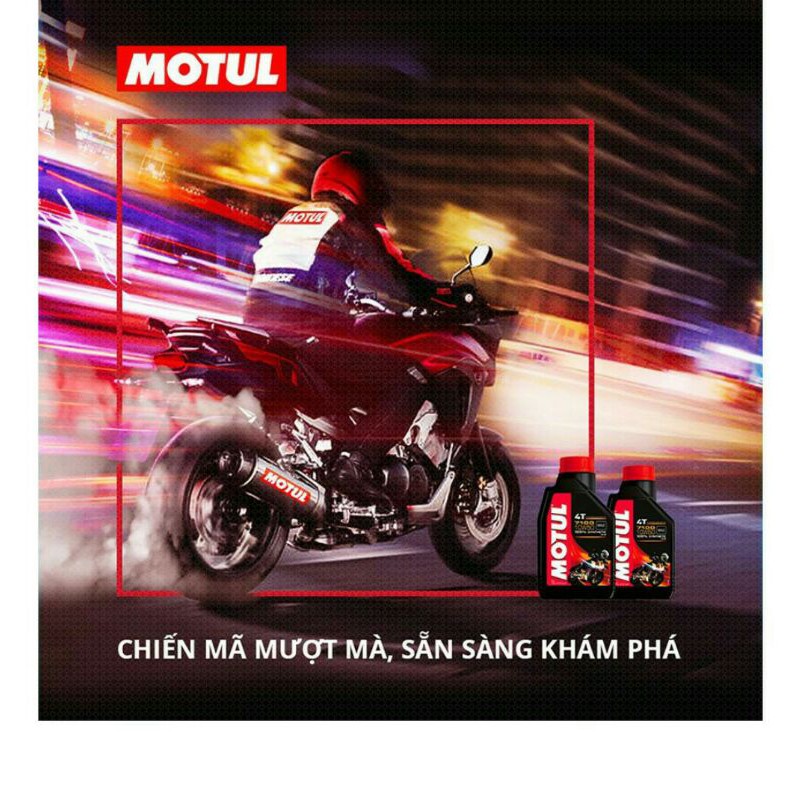 Nhớt tổng hợp MoTul Htech 10W40, nhớt motul 7100 10w50  nhớt dùng cho xe số