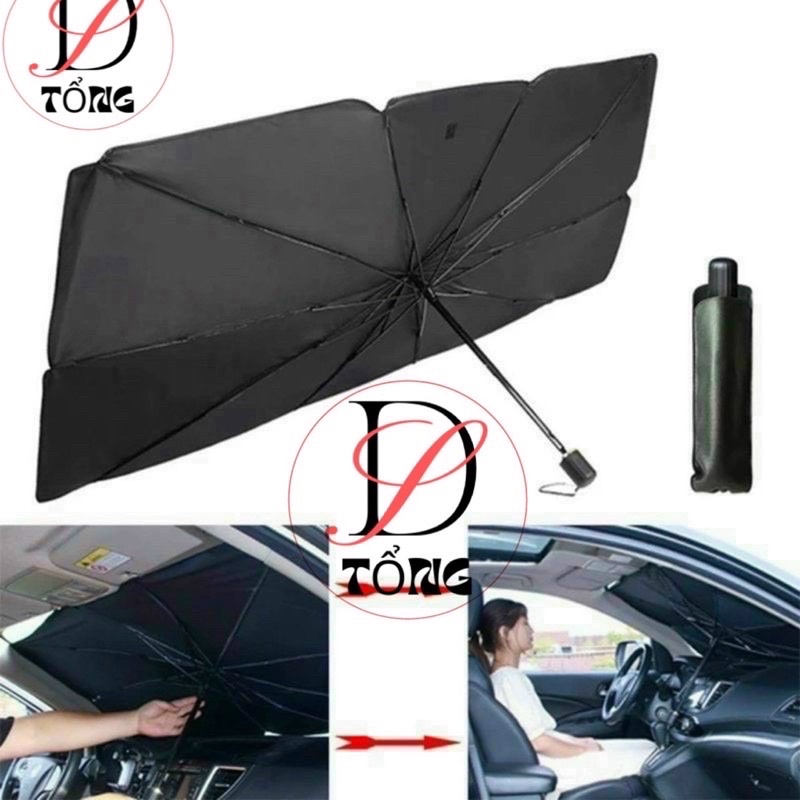 Dù Che Nắng Ô Tô DENTSU, Dù Che Nắng Kính Lái dentsu Xe Hơi Gấp Gọn, Chống Tia UV Bảo Vệ Nội Thất