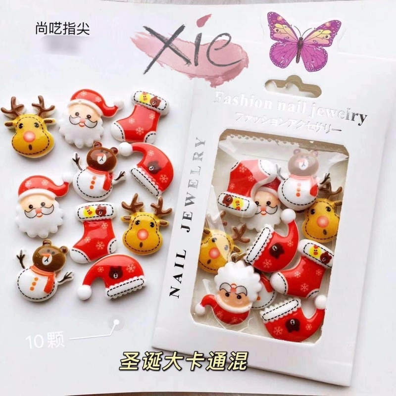 CHARM NAIL CAO CẤP / CHARM GẮN MÓNG / NOEL  - XIE dụng cụ nail&amp;mi ♥️
