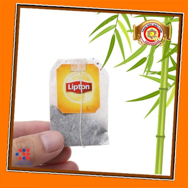 Trà Lipton Nhãn Vàng hộp 100 gói túi Lọc 2g