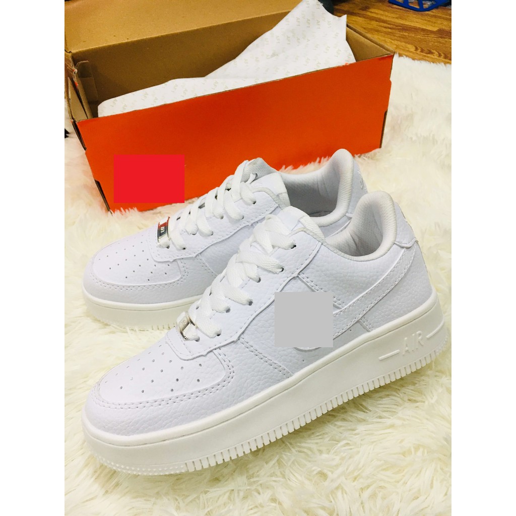 [Mã FAGREEN245 giảm tới 30K đơn 99K] Giày Thể Thao Sneaker AF1 Trắng Full Nam Nữ Thời Trang | BigBuy360 - bigbuy360.vn