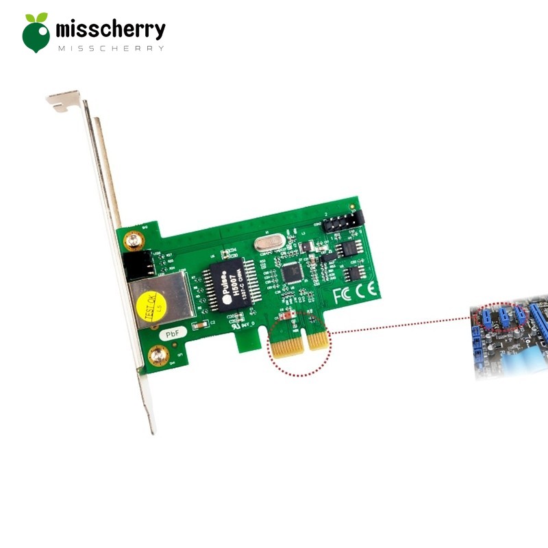 Card Mạng Lan Có Dây Rj-45 Gigabit Pci-e Thẻ