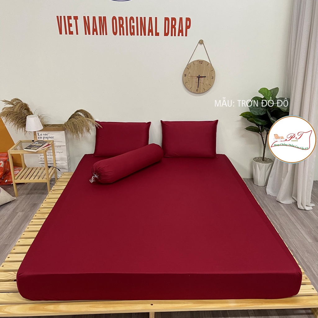 Ga chống thấm cotton cao cấp chính hãng PT, ga trải giường cho bé tè lau là sạch - không nóng bí lưng (chọn mẫu)