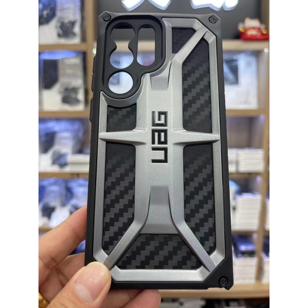 Uag Ốp Điện Thoại Sợi carbon Chống Sốc Chống Rơi Cho samsung galaxy s22 ultra