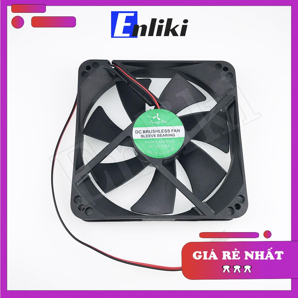 Quạt tản nhiệt 12x12x2.5cm 12V 0.3A