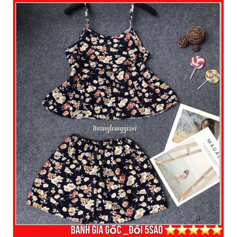 Đồ Bộ Mặc Nhà ❤RẺ VÔ ĐỊCH❤ Set Bộ 2 Dây (Voan )