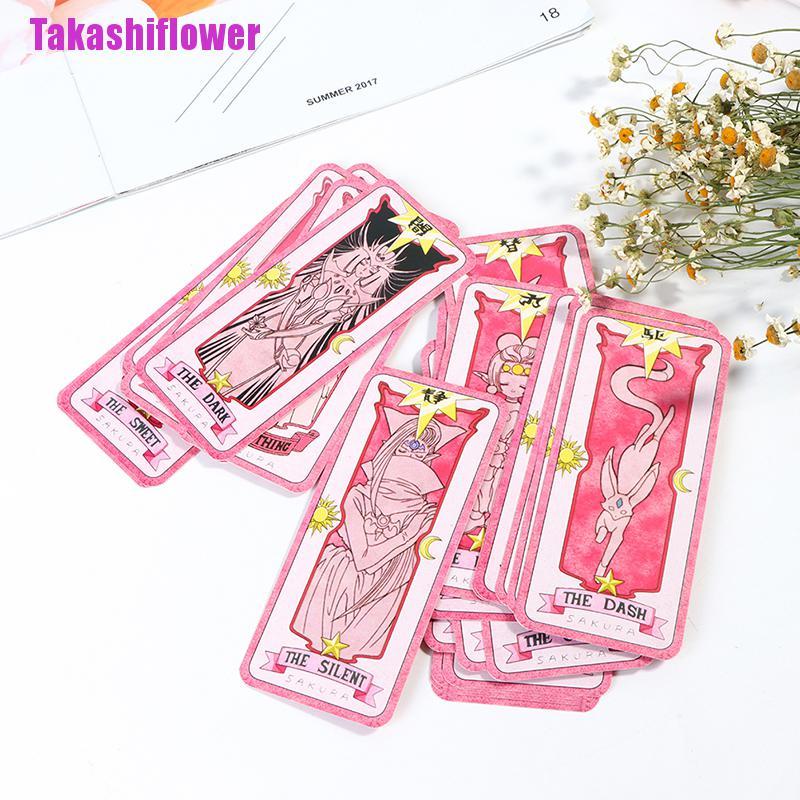 1 Bộ Thẻ Bài Tarot + + 1 Bộ Thẻ Bài Anime Thủ Lĩnh Thẻ Bài Sakura