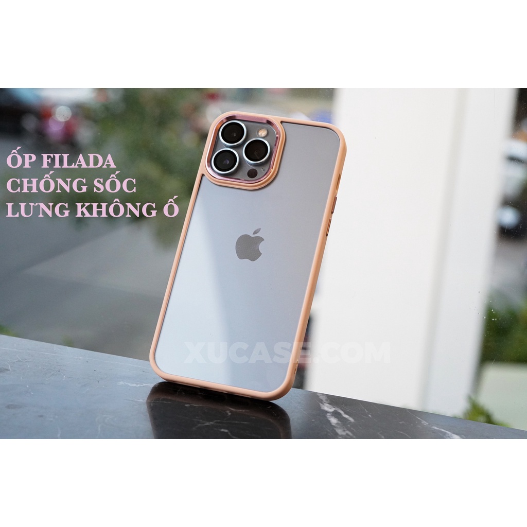 Ốp lưng cao cấp Filada chống sốc & chống bám bẩn dành cho iPhone 12promax & 13 series