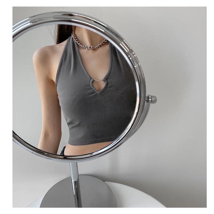 Cocory vn Áo Croptop Sát Nách Cổ Chữ V Quyến Rũ Cho Nữ Có 5 Màu Tùy Chọn