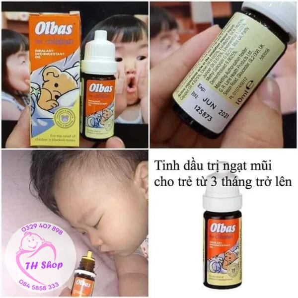 Tinh Dầu Xông Mũi Olbas Cho Bé Anh