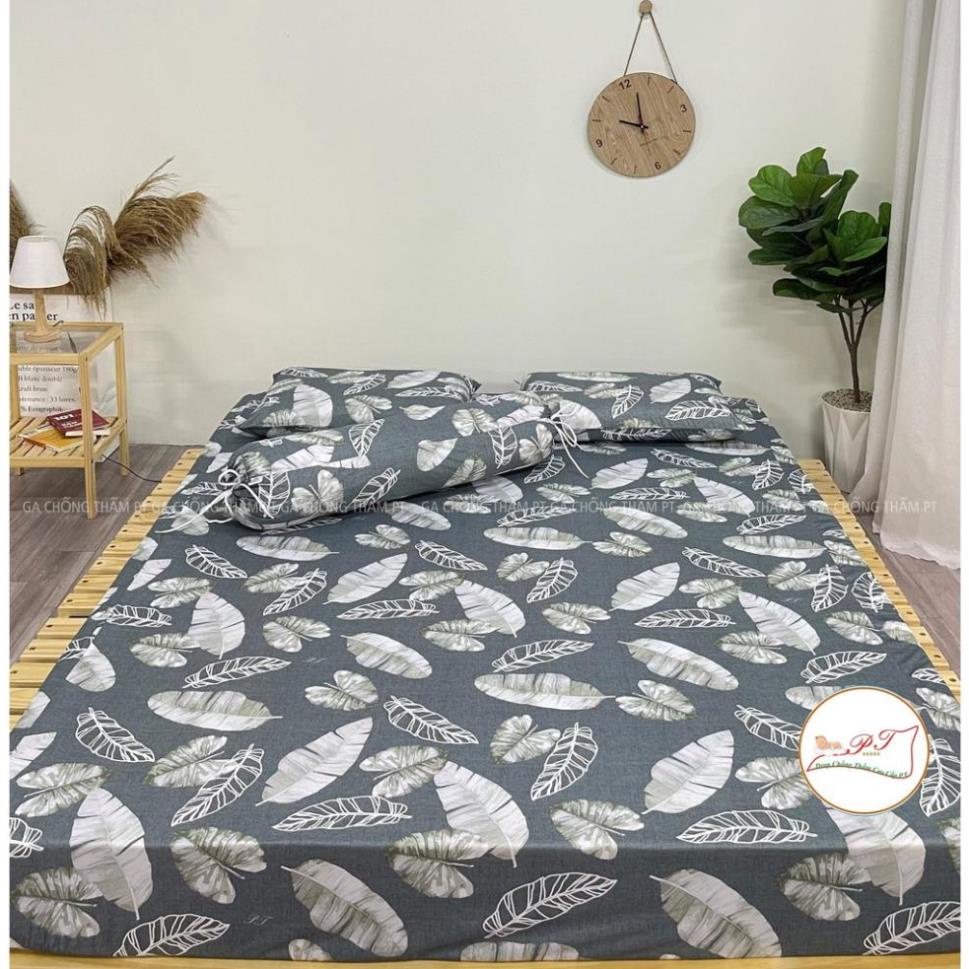 [ HCM ] [ Mẫu  Lá môn ] Ga chống thấm PT cao cấp (ib để chọn mẫu hoặc đặt size theo yêu cầu)