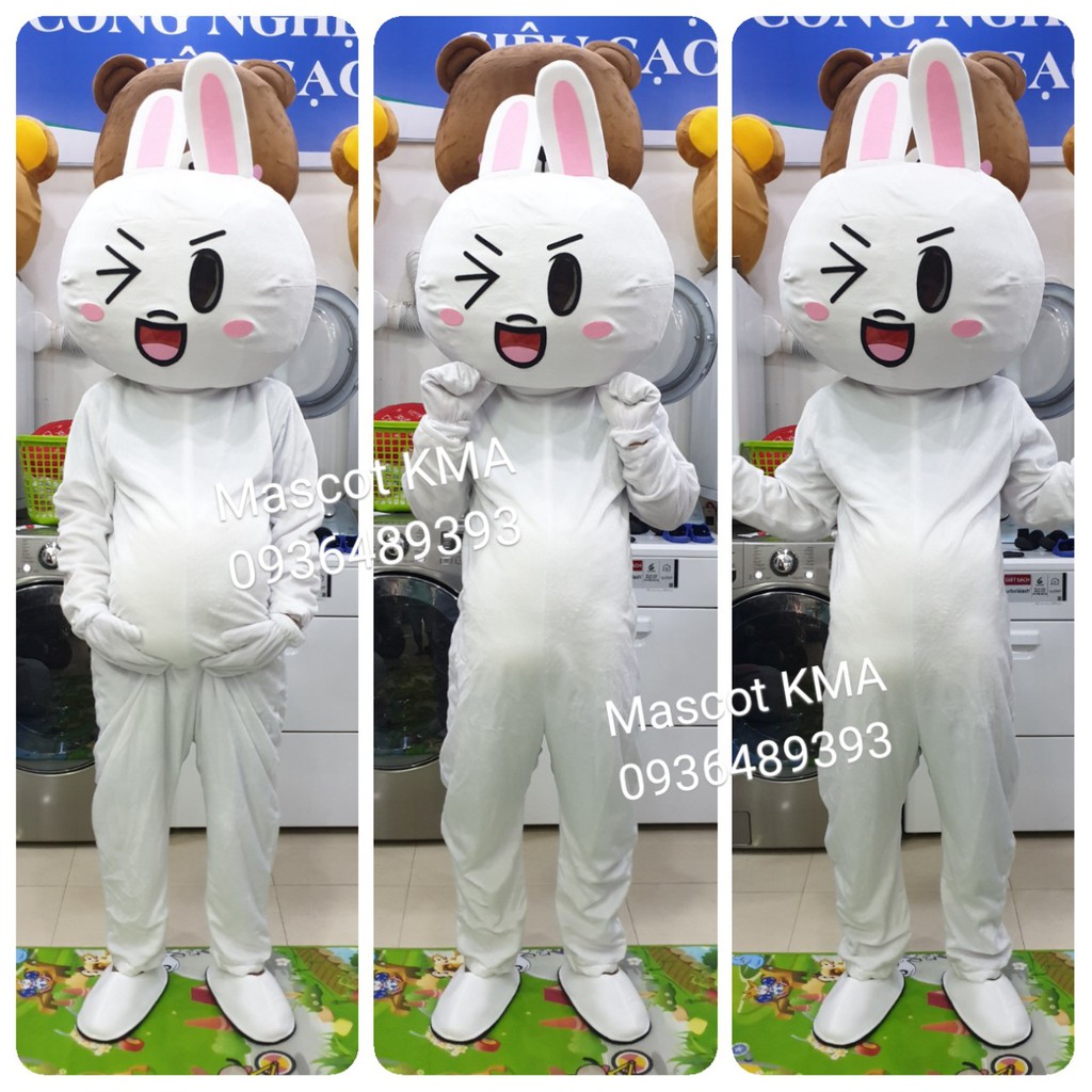 Quần áo hoá trang Mascot Thỏ trắng Cony