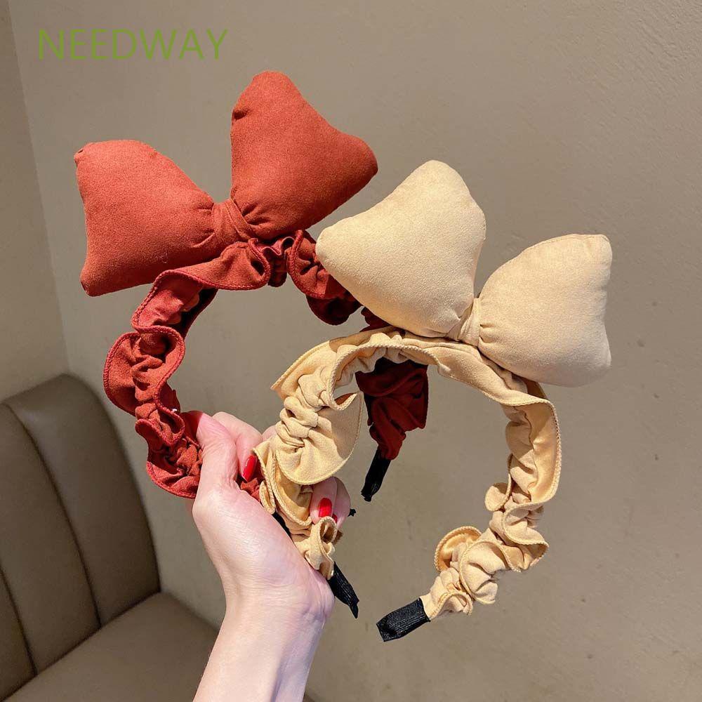 Băng đô cài tóc rửa mặt Thắt Nơ Bằng Vải Bông Phong Cách Hàn Quốc Dễ Thương Dành Cho Nữ