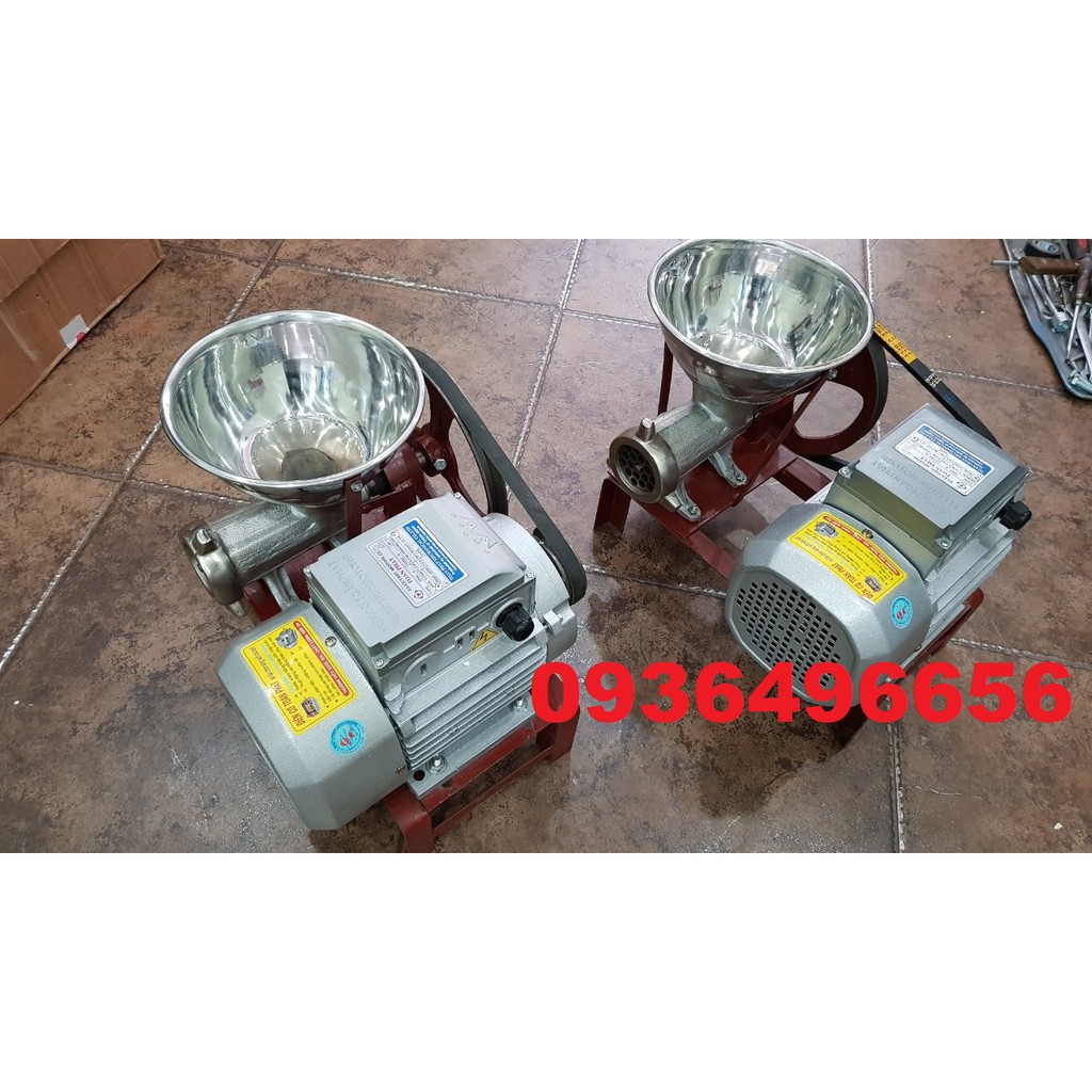 Máy xay xương gà,xay thịt cá,máy đùn cám viên,cám chim.cám gà...xay đùn các loại thực phẩm mô tơ 1.1kw