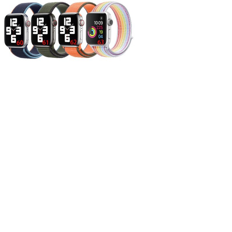 Sale 69% Dây đeo thể thao bằng nylon cho đồng hồ Apple Watch Series 5/4/3/2/1, 33,42mm=44mm Giá gốc 69000đ- 31C92-4