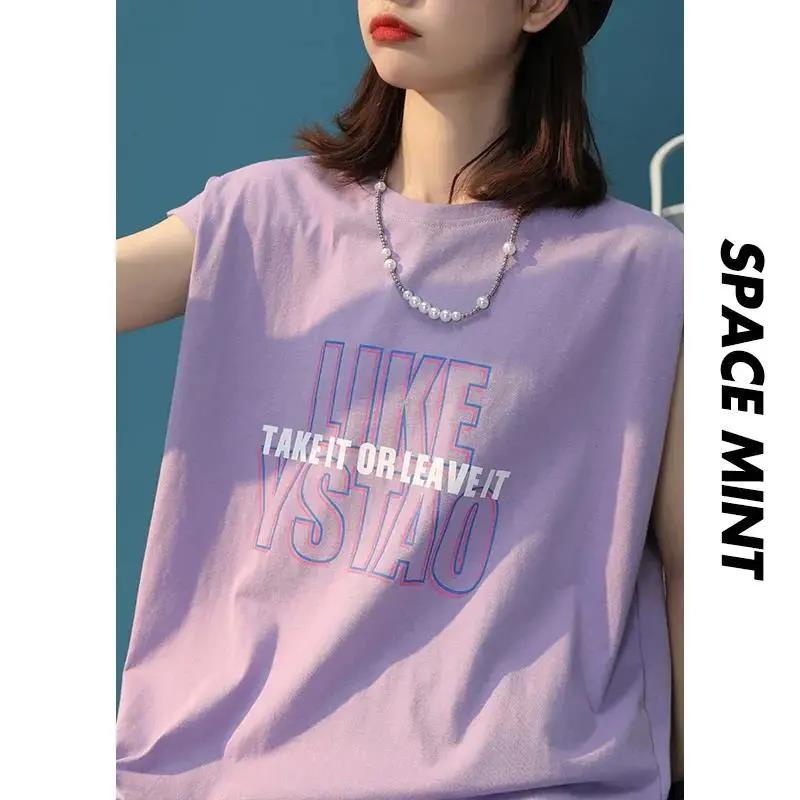 Áo Thun Thể Thao Sát Nách Form Rộng Thời Trang Cho Nữ