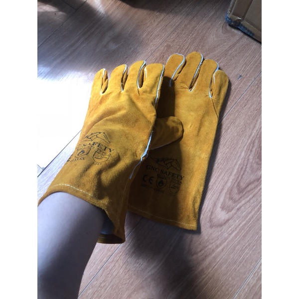 Găng tay da hàn GNC Safety 14 inch