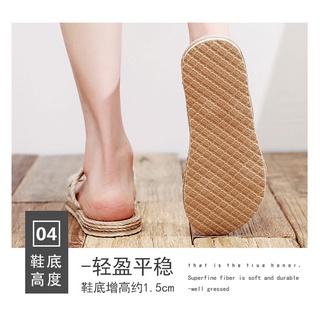 Dép cói đi biển thanh lịch