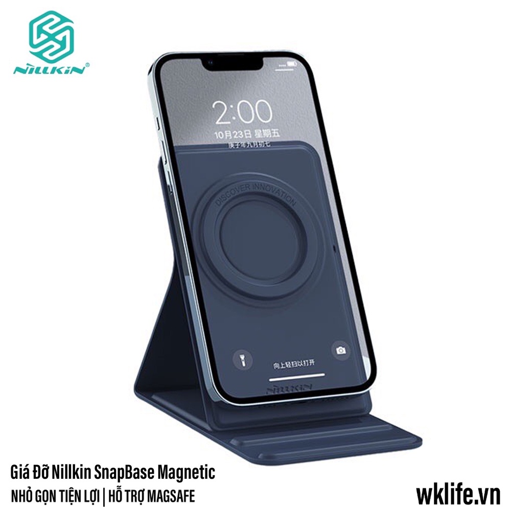 Giá Đỡ Điện Thoại Máy Tính Bảng Nillkin SnapBase Magnetic Stand Siêu Nhỏ Gọn