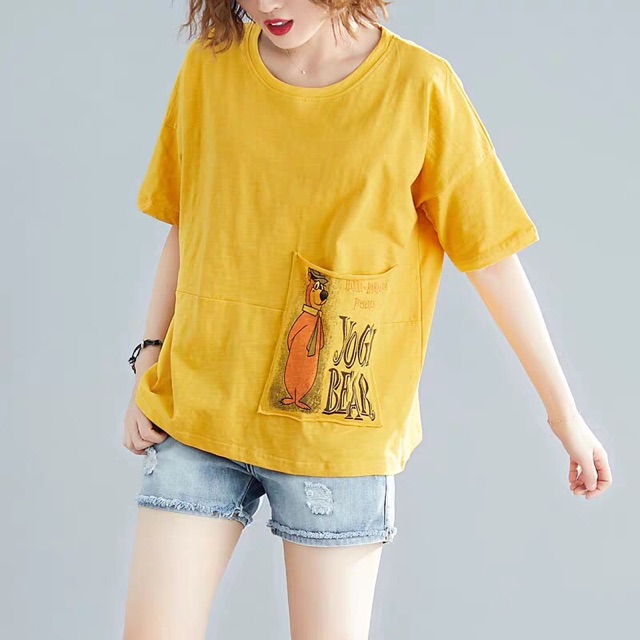 Áo tay lở FROM rộng có túi xịn xò free size ( hình chụp thật phía sau) | BigBuy360 - bigbuy360.vn