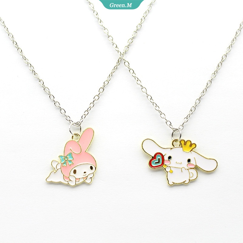 Vòng cổ Kim Loại Mặt Hoạt Hình Sanrio My Melody Làm Quà Tặng Sinh Nhật Cho Bé Gái