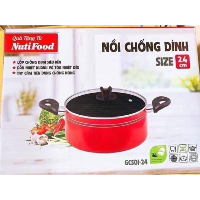 Nồi chống dính Nutifood (sz 24)