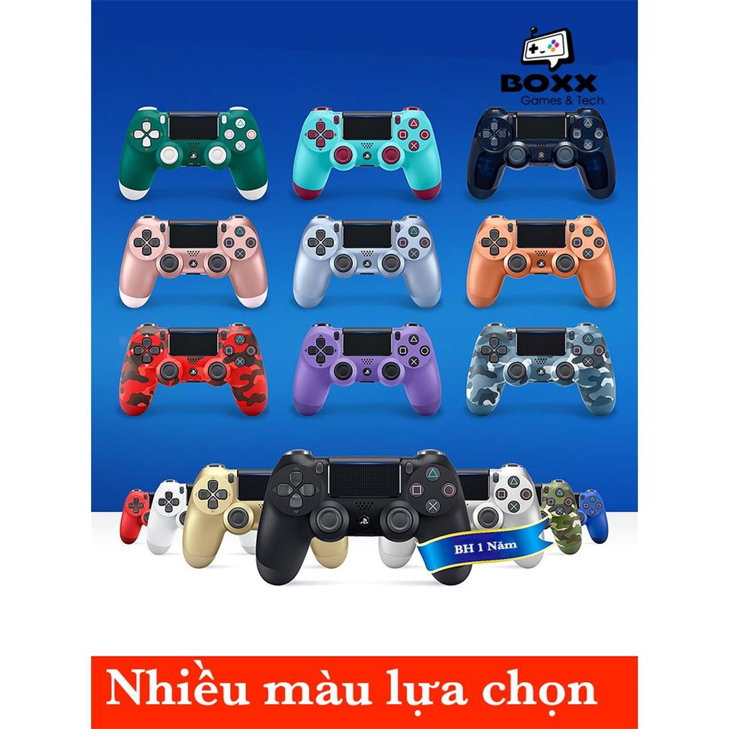 Tay Cầm Chơi Game Ps4 Dualshock 4 V2 Có Dây Kết Nối Bluetooth Cho Playstation 4 Ps4 Pc Laptop Không Dây