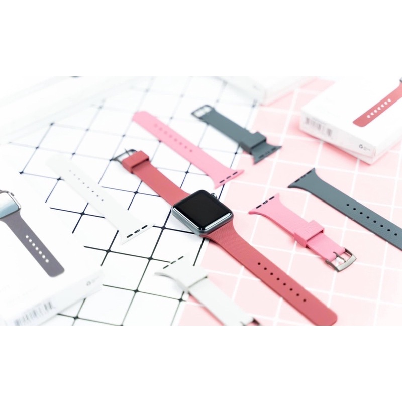 bộ sưu tập dây silicon UAG bản mỏng cực đẹp dành cho applewatch