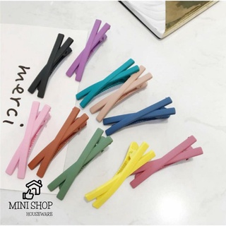 Kẹp Tóc Nơ Chữ X Dễ Thương Nhiều Màu Lựa Chọn