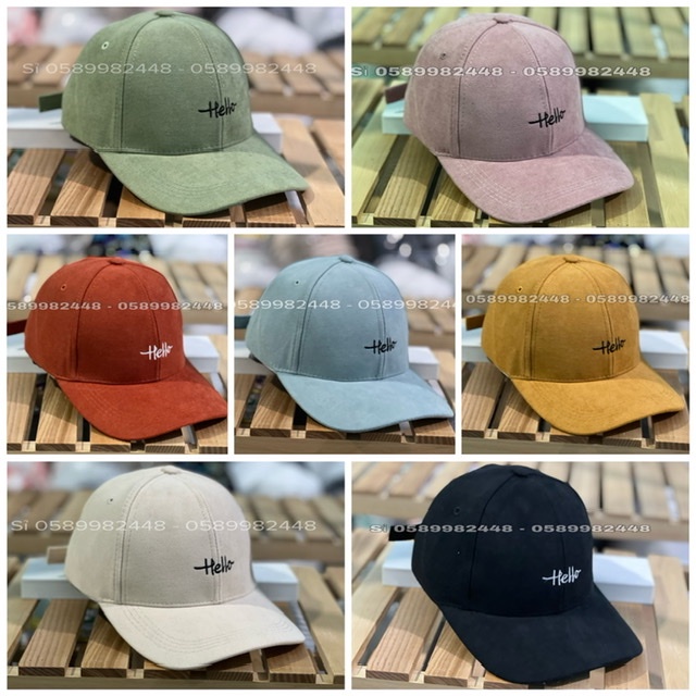 NÓN KẾT LƯỠI TRAI NHƯNG VẢI MỊN THÊU HELLO PHONG CÁCH ULZZANG HÀN QUỐC ĐƠN GIẢN (Siêu rẻ 1996)