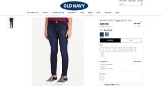 QUẦN JEGGING JEAN OLD NAVY SIZE ĐẠI