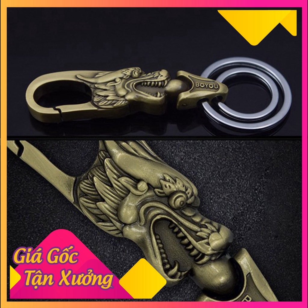 Móc Khóa Đầu Rồng BoYou (giá 1 chiếc) (Ảnh Sp thật)