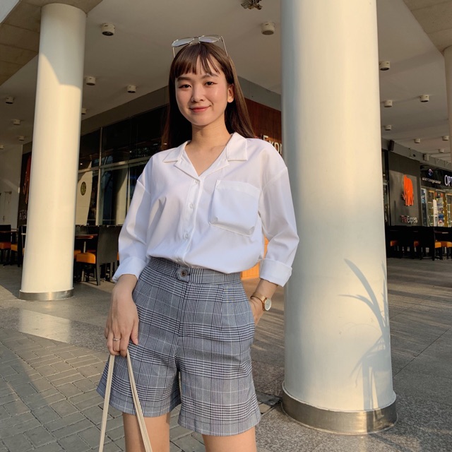 Short lửng CARO XAM CALIE STORE