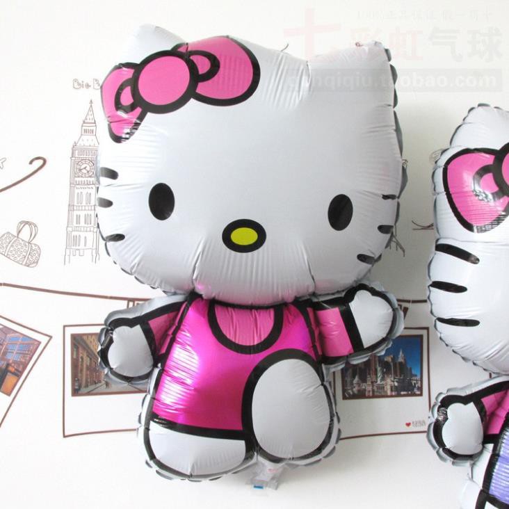 Bong bóng nhôm hình mèo Hello Kitty đáng yêu trang trí tiệc sinh nhật tiện dụng #TrangTriSinhNhat
