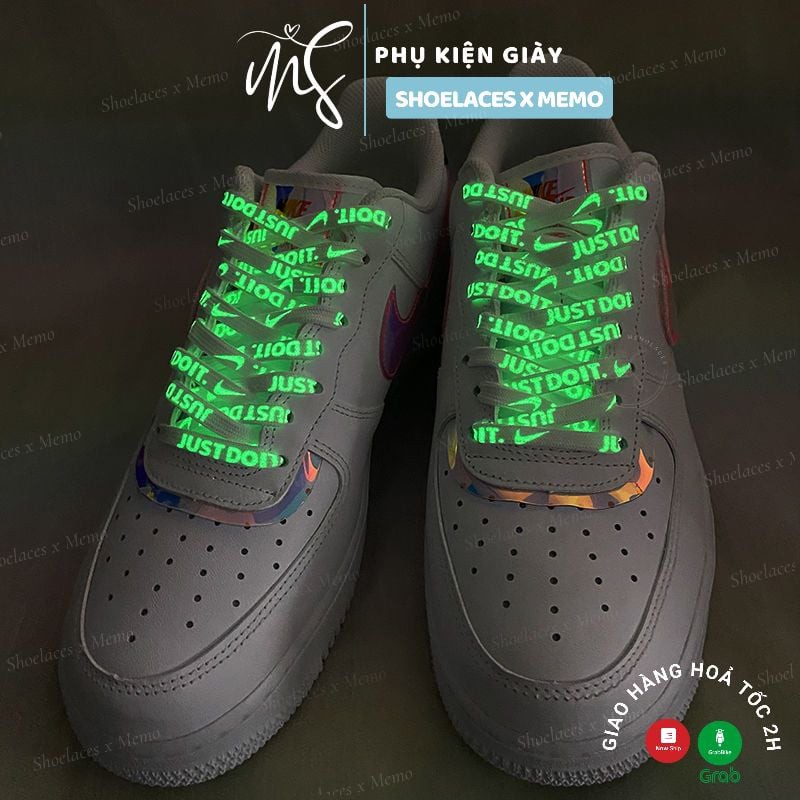 Dây Giày Jordan Dạ Quang Phát Sáng Just Do It