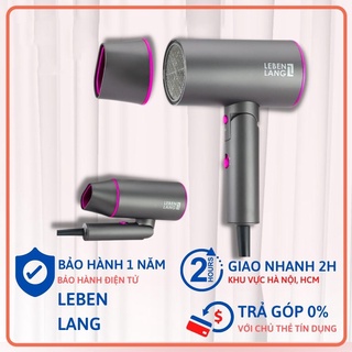 Máy sấy tóc tạo kiểu LEBENLANG 2 chiều nóng lạnh, gấp gọn tiện lợi, chống xơ rối tóc bằng công nghệ ion