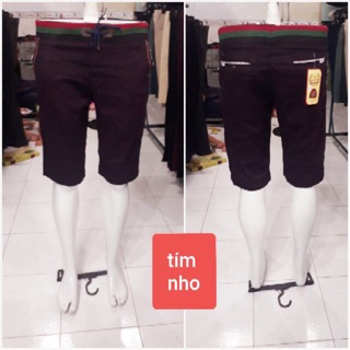 Quần sọt nam kaki lưng thun