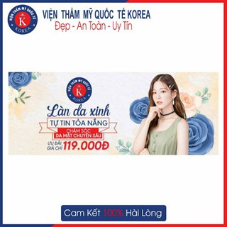 HN[Voucher] - Chạy tinh chất hàn quốc làm trắng hồng da , giảm thâm nám tại Viện Thẩm Mỹ Quốc Tế Korea