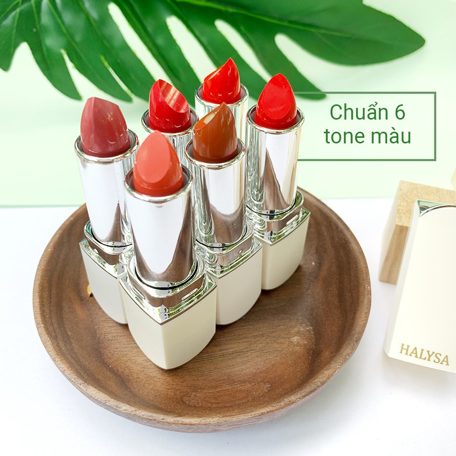 Son thỏi lì, son không chì, lên màu siêu chuẩn, mềm mịn môi Halysa | BigBuy360 - bigbuy360.vn