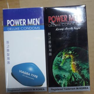 Combo bao cao su Power Men Viagra và Power Men Long shock